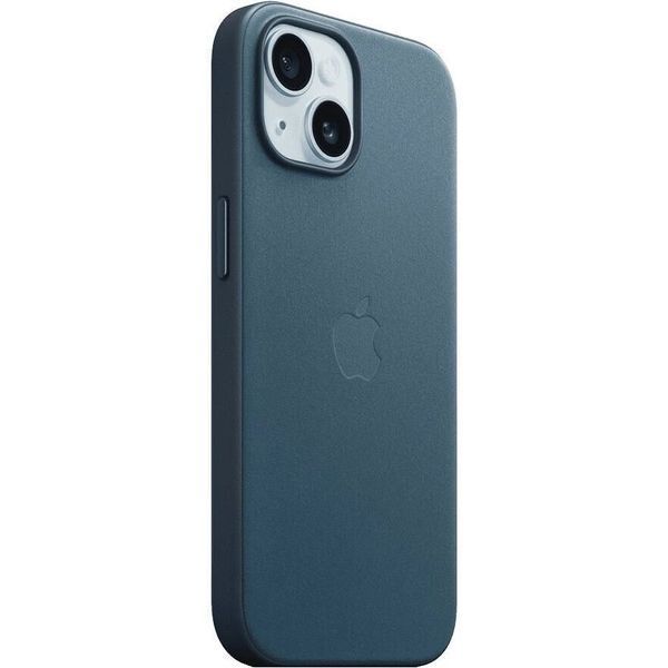 Чохол-накладка Apple iPhone 15 Plus FineWoven Case with MagSafe - Pacific Blue (MT4D3) 284788 фото