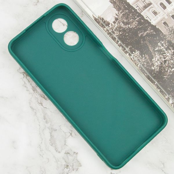 Силіконовий чохол Candy Full Camera для Oppo A38 / A18 Зелений / Green 286342 фото