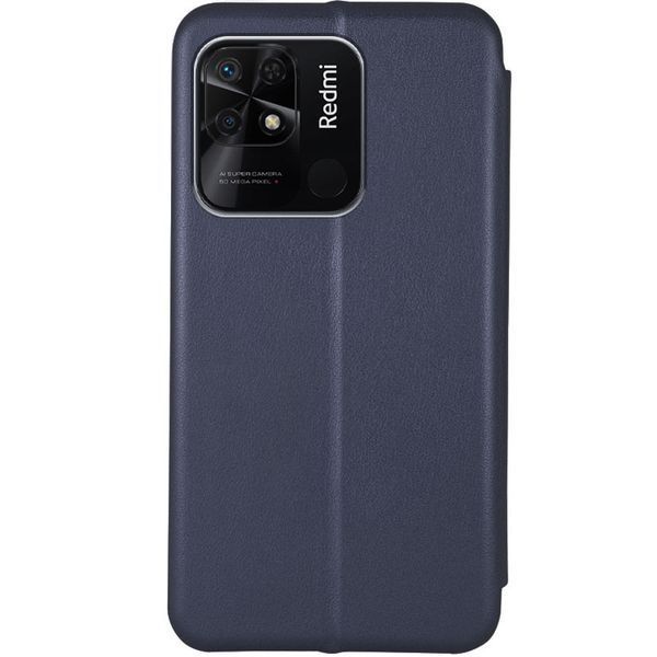 Шкіряний чохол (книжка) Classy для Xiaomi Redmi 10C Темно-синій 277320 фото