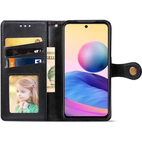 Шкіряний чохол книжка GETMAN Gallant (PU) для Samsung Galaxy A15 4G/5G / M15 5G Чорний 285959 фото