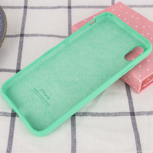 Чохол Silicone Case Full Protective (AA) для Apple iPhone XR (6.1") Зелений / Spearmint 214896 фото