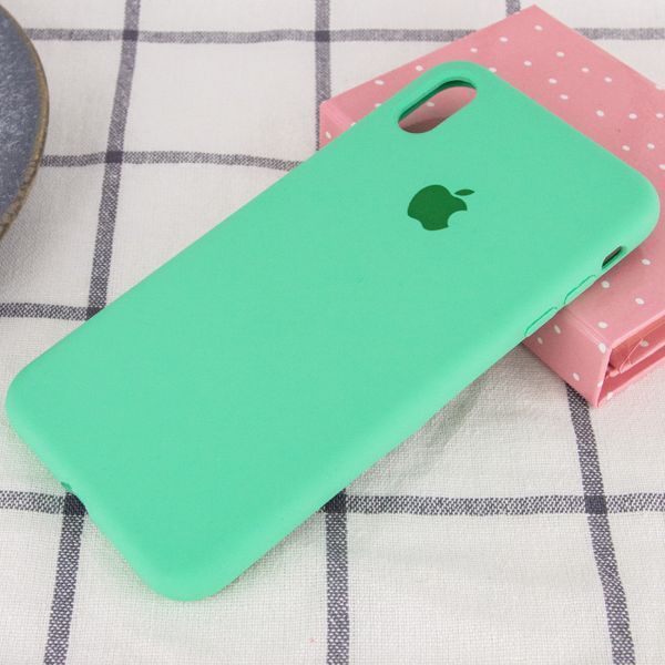 Чохол Silicone Case Full Protective (AA) для Apple iPhone XR (6.1") Зелений / Spearmint 214896 фото
