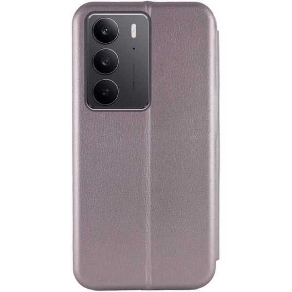 Шкіряний чохол-книжка Classy для Realme C75 / C75x Сірий 377822 фото