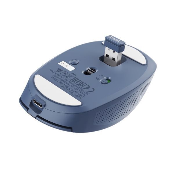 Миша Trust OZZA compact, BT/WL/USB-A, синій (24934_TRUST) 362741 фото