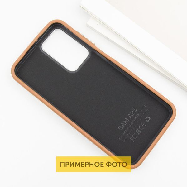 Шкіряний чохол Leather Case Metal Buttons для Xiaomi Redmi 9C Brown 342190 фото