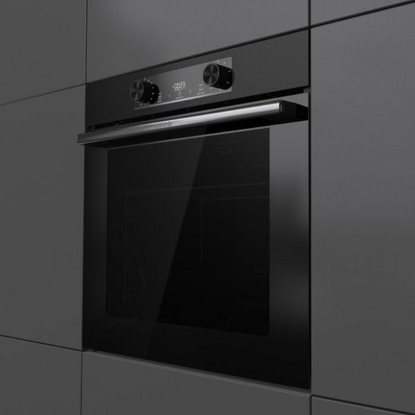 Духова шафа Gorenje електрична, 77л, A+, дисплей, IconLed, піроліз, чорний (BOP6737E02BK) 366587 фото