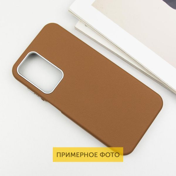 Шкіряний чохол Leather Case Metal Buttons для Xiaomi Redmi 9C Brown 342190 фото