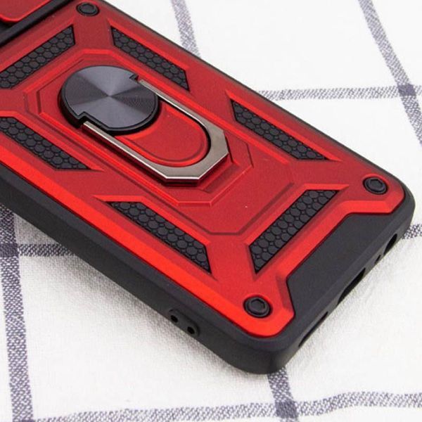 Чохол Ummi Camshield Serge Ring для Xiaomi Redmi Note 13 Pro 4G / 14s / Poco M6 Pro 4G Червоний 396385 фото