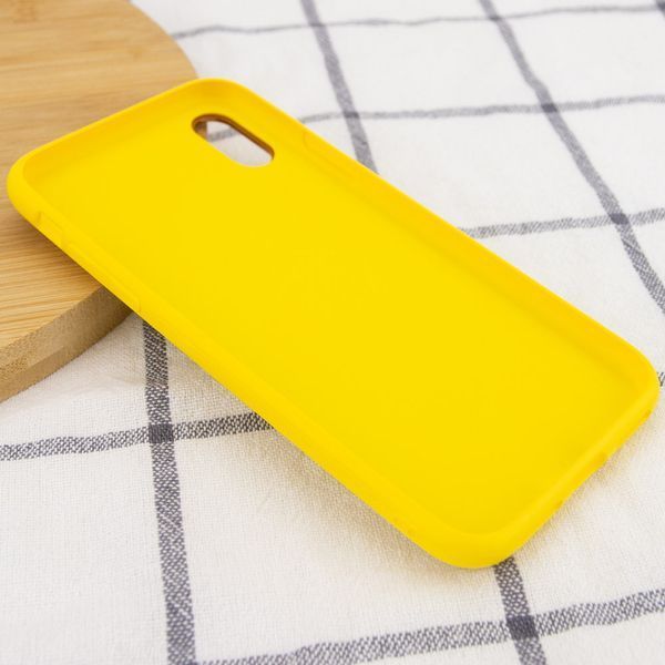 Шкіряний чохол Xshield для Apple iPhone XR (6.1") Жовтий / Yellow 200673 фото