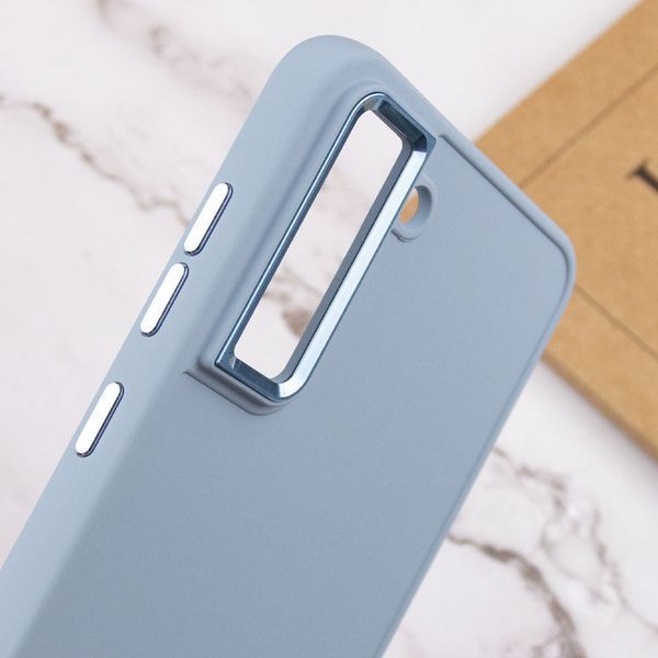 TPU чохол Bonbon Metal Style для Samsung Galaxy S24+ Блакитний / Mist blue 284994 фото