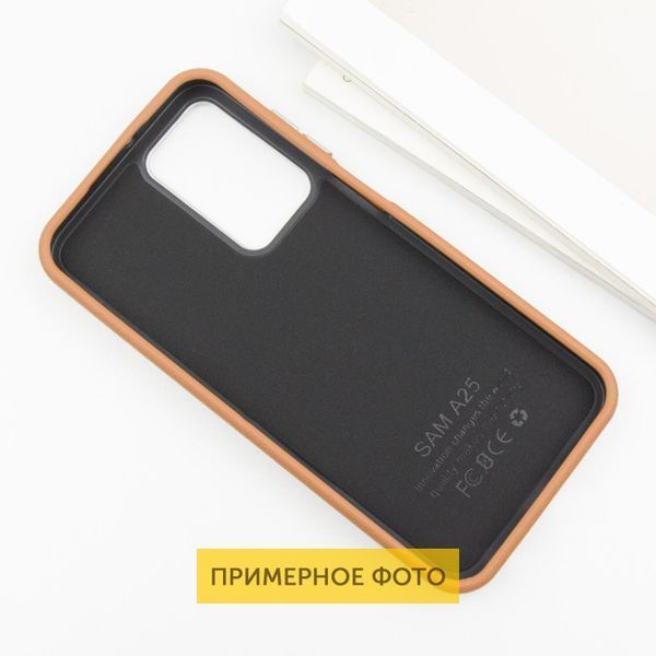 Шкіряний чохол Leather Case Metal Buttons для Xiaomi Redmi 9C Brown 342190 фото