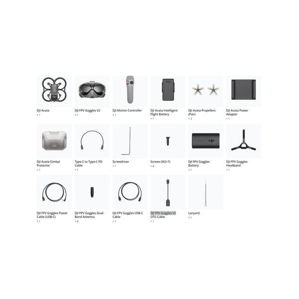 Квадрокоптер DJI Avata Fly Smart Combo (CP.FP.00000064.02) 263957 фото