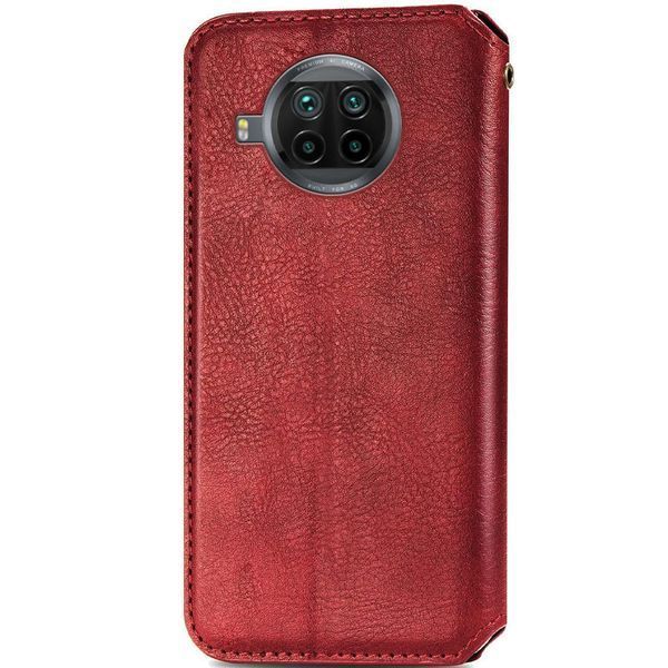 Шкіряний чохол книжка GETMAN Cubic (PU) для Xiaomi Mi 10T Lite / Redmi Note 9 Pro 5G Червоний 203319 фото