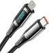 Кабель Essager LED Digital Display PD 20W Fast Charging Type C to Lightnining USB Cable 2m (EXCTL-YDA01) Black 314372 фото 3