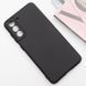 Чохол TPU GETMAN Liquid Silk Full Camera для Samsung Galaxy S21 FE Чорний / Black 323870 фото 2