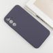 Чохол Silicone Cover Lakshmi Full Camera (AAA) для Samsung Galaxy A56 5G Сірий / Dark Gray 342137 фото 5