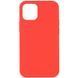 Чохол Silicone Case Full Protective (AA) NO LOGO для Apple iPhone 15 (6.1") Кавуновий / Watermelon red 348919 фото 1