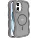 Чохол TPU+PC Undine with MagSafe для Apple iPhone 16 (6.1") Grey 355340 фото 1