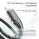 Кабель ESSAGER Rousseau 3A Fast Charging USB Lightning Cable 1m (EXCL-LS01) Black 317293 фото 3