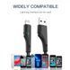 Кабель ESSAGER Rousseau 3A Fast Charging USB Lightning Cable 1m (EXCL-LS01) Black 317293 фото 4