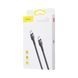 Кабель Baseus Cafule Type-C to Type-C PD 2.0 60W (2m) CATKLF-HG1 (gray/black) 208005 фото 6