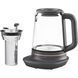Електрочайник Electrolux 1.7л, Strix, скло, заварник, підтримка температури, чорний (E7GK1-8BP) 369072 фото 8