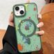 Чохол TPU+PC Flush with MagSafe для Apple iPhone 15 (6.1") Dark green 312603 фото 2