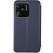 Шкіряний чохол (книжка) Classy для Xiaomi Redmi 10C Темно-синій 277320 фото 2
