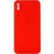 Силіконовий чохол Candy Full Camera для Apple iPhone X / XS (5.8") Червоний / Red 205996 фото 1