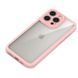 TPU чохол Transparent + Colour 1,5mm для Apple iPhone 13 Pro Max (6.7") Pink 289366 фото 3