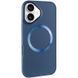 TPU чохол Bonbon Metal Style with MagSafe для Apple iPhone 16 (6.1") Синій / Cosmos Blue 322898 фото 1