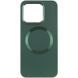 TPU чохол Bonbon Metal Style with MagSafe для Xiaomi 14 Pro Зелений / Army Green 284000 фото 2