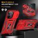 Ударостійкий чохол Camshield Army Ring для Xiaomi Redmi 13C / Poco C65 Червоний / Red 315908 фото 4