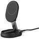 Зарядний пристрій бездротовий Belkin 15Вт Magnetic Stand Qi2, адаптер 20Вт USB-C, чорний (WIA008VFBK) 372381 фото 1