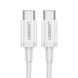 Кабель UGREEN US264 USB Type-C To USB Type-C 60W ABS Cover 3A 1m White (60518) 278761 фото 1