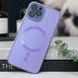 Чохол TPU+Glass Sapphire Midnight with MagSafe для Apple iPhone 13 Pro Max (6.7") Бузковий / Dasheen 277007 фото 2