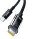 Кабель Baseus Gem Fast-Charging Data Cable Type-C to Type-C 100W 1m black (P10373000111-00) 405000 фото 3