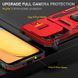 Ударостійкий чохол Camshield Army Ring для Xiaomi Redmi 13C / Poco C65 Червоний / Red 315908 фото 3