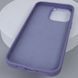 Шкіряний чохол Bonbon Leather Metal Style with MagSafe для Apple iPhone 14 Pro (6.1") Сірий / Lavender 276626 фото 5