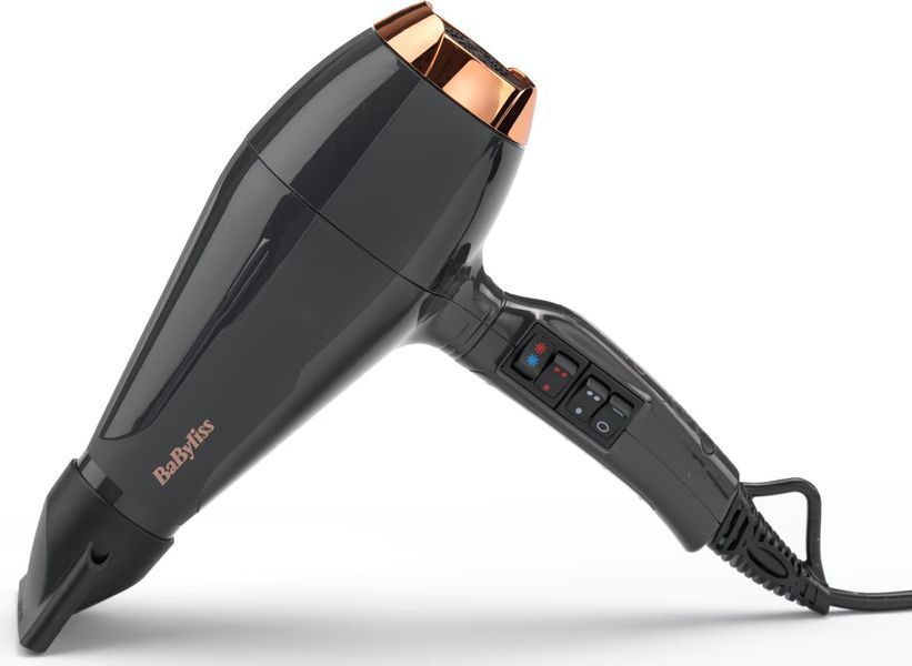 Фен Babyliss Air Pro, 2200Вт, 2 режими, дифузор, іоніз-я, хол. обдув, чорний (6719DE) 365929 фото
