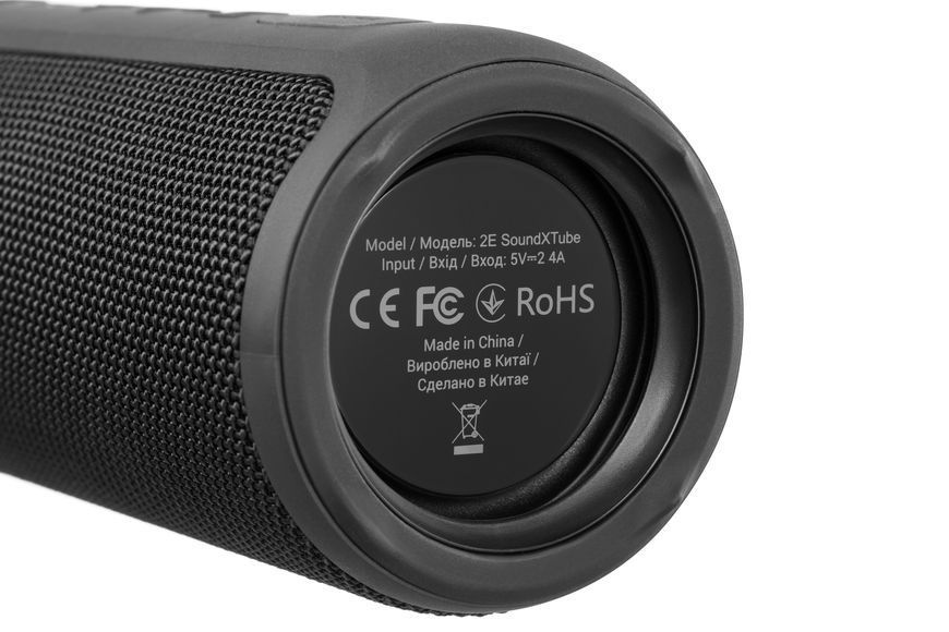 Акустична система 2E SoundXTube TWS, MP3, Wireless, Waterproof Black (2E-BSSXTWBK) 363842 фото