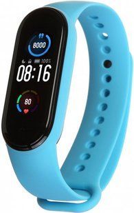 Ремінець для фітнес браслета Mi Band 7 Light Blue 254514 фото