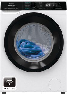 Прально-сушильна машина Gorenje фронтальна, 8(5)кг, 1400, A+, 51см, дисплей, інвертор, Wi-Fi, білий (WD2PA854ADW) 379889 фото