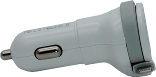 АЗП Rock Space Sotor 2xUSB+Lighting cable 3.4A White (RCC0110) 70600 фото