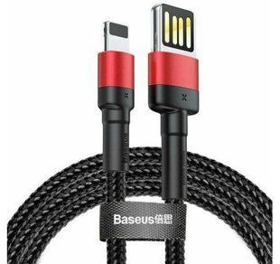 Кабель Baseus Cafule Light. SE 2.4A 1м (CALKLF-G91) Red/Black 252255 фото