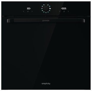 Духова шафа Gorenje електрична, 77л, A, пара, дисплей, макс.темпер.-300, чорний (BOS6737SYB) 373035 фото