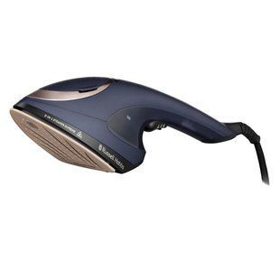 Відпарювач Russell Hobbs Steam Genie 2-в-1, 1700Вт, 150мл, паровий удар -20гр, постійна пара - 20гр, керам. підошва, синій (28370-56) 373810 фото