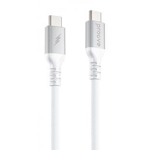 Кабель Proove ReGen Silicone Type-C to Type-C 60W (1m) (CCRS60002202) white 361037 фото