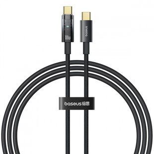 Кабель Baseus Explorer Series Auto Power-Off Type-C To Type-C 100W (2m) (P10319704111-00) Black 329152 фото
