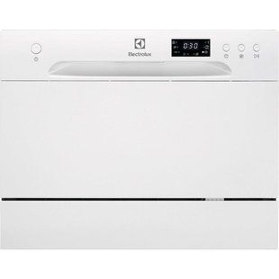Посудомийна машина Electrolux настільна, 6компл., A+, 55см, дисплей, білий (ESF2400OW) 374072 фото